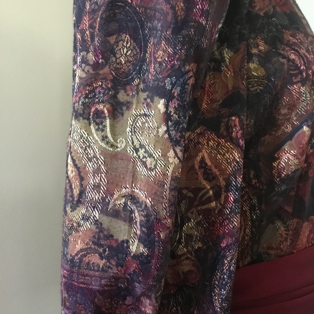 RARE Vintage 80’s Lanz Originals Floral Paisley Cottagecore Maxi Dress - Picture 6 of 15